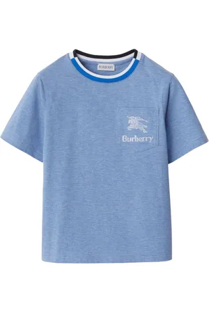 Burberry T-Shirt mit EKD-Stickerei