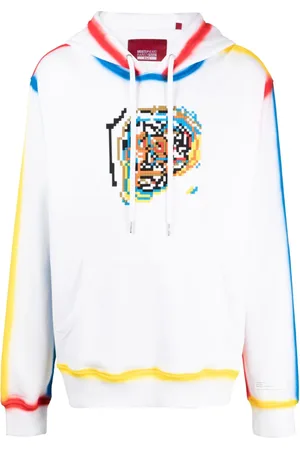 MOSTLY HEARD RARELY SEEN Hoodie mit Skull Blowing-Print