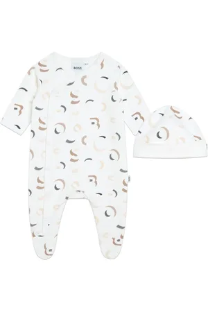 HUGO BOSS Pyjama-Set aus Bio-Baumwolle mit Logo-Print