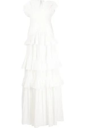Acler Schulterfreies Ascot Abendkleid