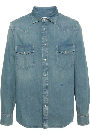 Jacob Cohen Jeanshemd mit Logo-Stickerei