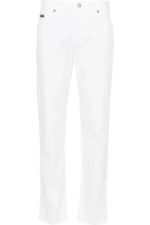 Dolce & Gabbana Halbhohe Tapered-Jeans