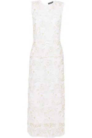 Fabiana Filippi X Benni Bosetto Fabula Makramee-Midikleid