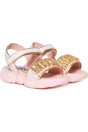 Moschino Sandalen mit Logo-Applikation