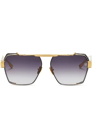 Balmain Sonnenbrille mit Oversized-Gestell
