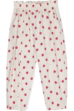 MONNALISA Tapered-Hose mit Früchte-Print