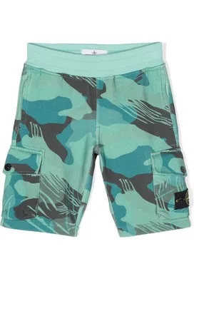Stone Island Shorts mit Kompass-Patch