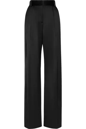Philipp Plein High-Waist-Hose mit weitem Bein