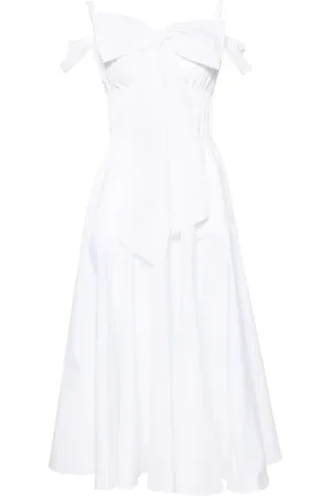 Patou Midi-Cocktailkleid mit Schleifendetail