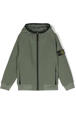 Stone Island Kapuzenjacke mit Kompass-Patch