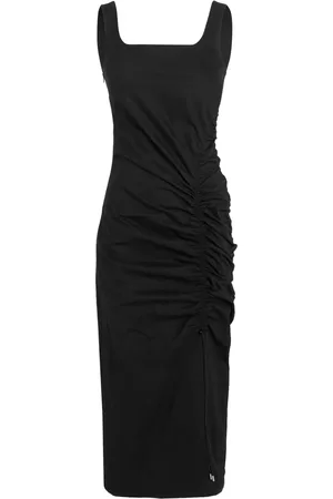 Karl Lagerfeld Midikleid mit Raffungen
