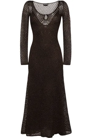 Tom Ford Maxikleid mit Lurex