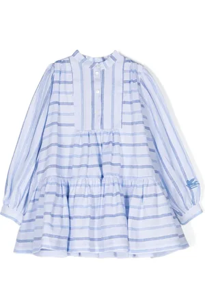 Etro Gestreiftes Kleid aus Leinen