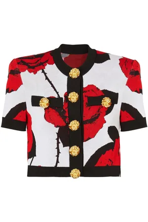 Balmain Jacquard-Cardigan
