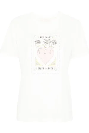 Twin-Set T-Shirt mit Illustrations-Print