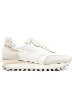 ELEVENTY Sneakers mit gestepptem Einsatz