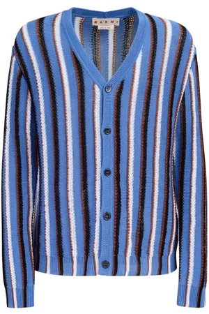 Marni Gestreifter Cardigan mit V-Ausschnitt
