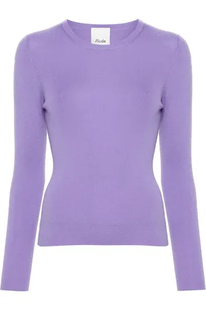 Allude Pullover mit rundem Ausschnitt