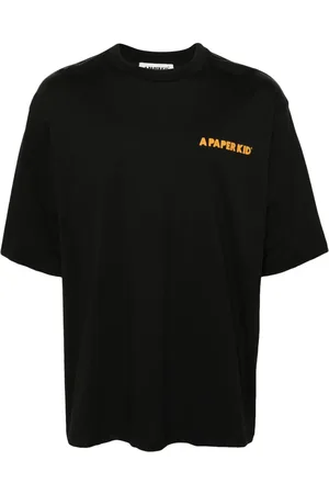 A PAPER KID T-Shirt mit Logo-Print