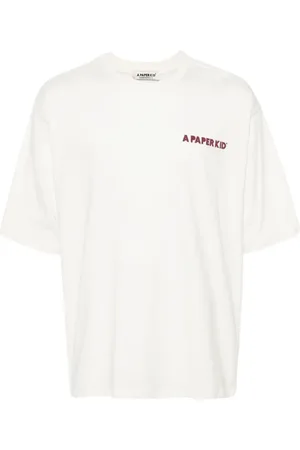 A PAPER KID T-Shirt mit Logo-Print