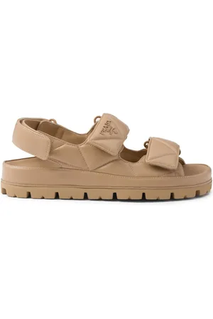 Prada Gesteppte Sandalen