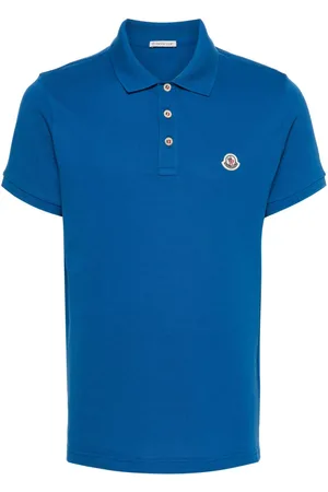Moncler Poloshirt mit Logo-Patch