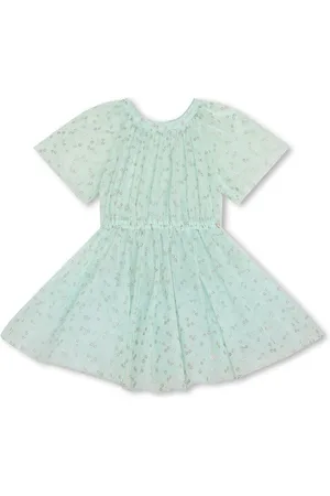 Lanvin Gerafftes Kleid mit Blumen-Print