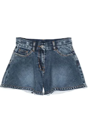Chiara Ferragni Jeans-Shorts mit Eyelike-Motiv