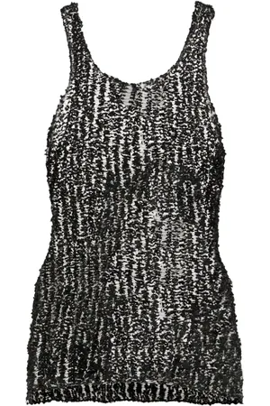 Maison Margiela Top mit Sheer-Effe