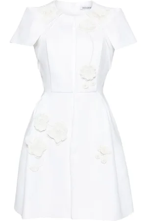 DICE KAYEK Signature Midikleid mit Blumenapplikation