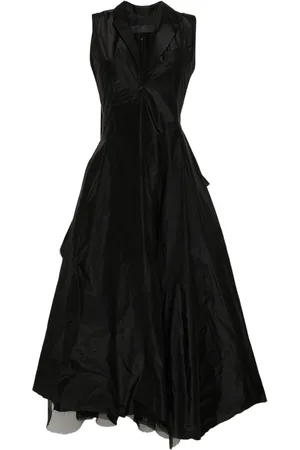 MARC LE BIHAN Maxikleid mit offenem Saum
