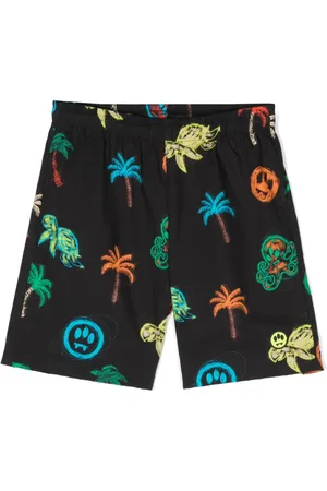BARROW Shorts mit Palmen-Print