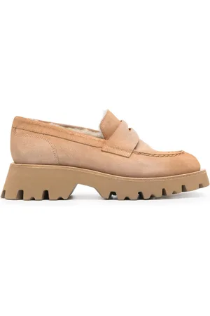 santoni Penny-Loafer aus Wildleder