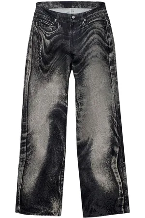 Camper Jeans mit abstraktem Muster
