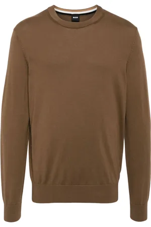 HUGO BOSS Pullover mit rundem Ausschnitt