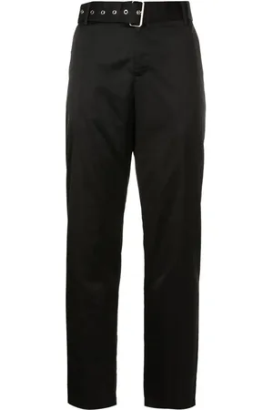 Uma Raquel Davidowicz Straight-Leg-Hose mit Gürtel