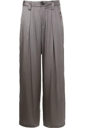 Uma Raquel Davidowicz Seidenhose mit geradem Bein