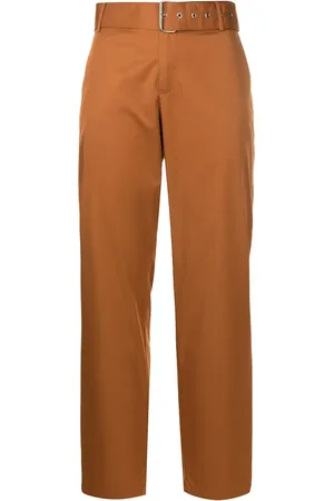 Uma Raquel Davidowicz Straight-Leg-Hose mit Gürtel