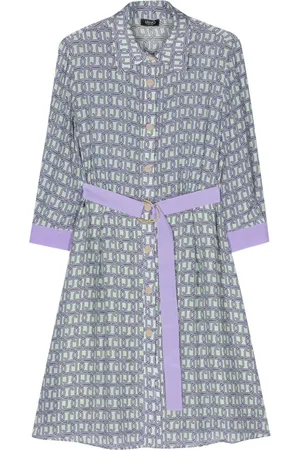 Liu Jo Midikleid mit Logo-Print