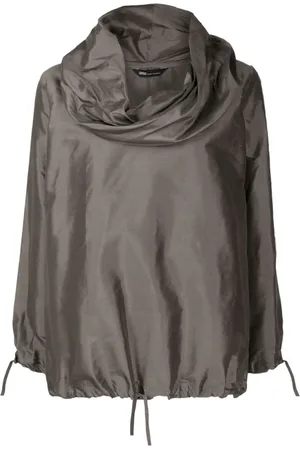 Uma Raquel Davidowicz Top mit Wasserfallkragen