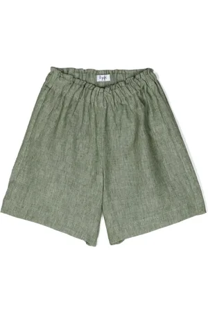 Il gufo Weite Shorts aus Leinen