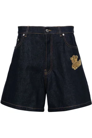 OFF-WHITE Jeans-Shorts mit Logo-Patch
