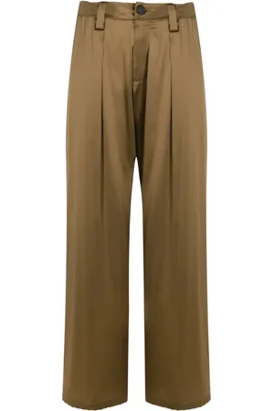 Uma Raquel Davidowicz Seidenhose mit geradem Bein