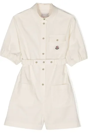 Moncler Playsuit mit Logo-Patch