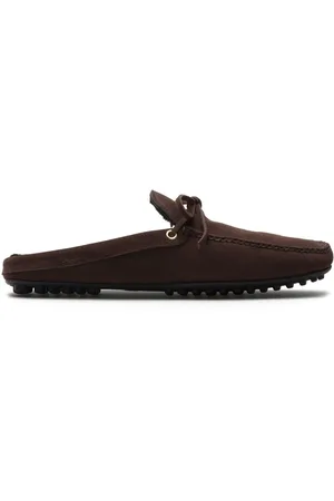 CAR SHOE Wildleder-Slipper mit Schnürung