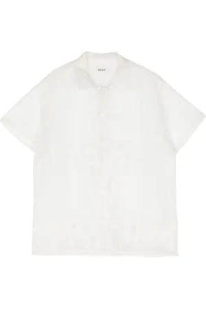 BODE Semi-transparentes Ivy Hemd mit Stickerei