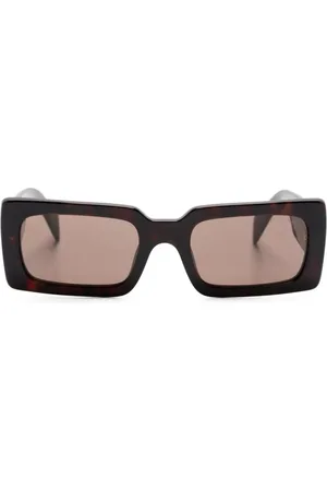 Prada Eckige Sonnenbrille in Schildpattoptik