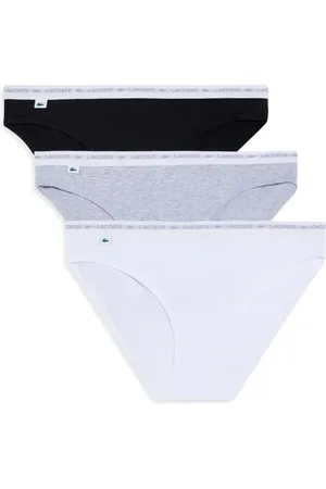 Lacoste Set aus drei Slips mit Logo-Bund
