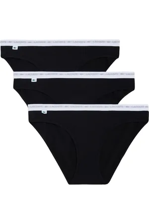 Lacoste Set aus drei Slips mit Logo-Bund