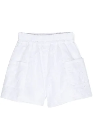MONNALISA Shorts mit Lochstickerei
